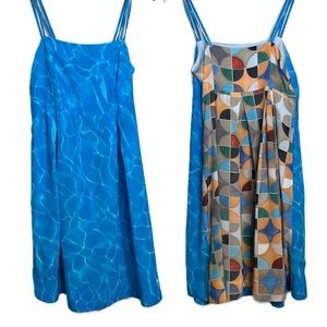 Maeve Women’s Mini Dress, Silk Water Print, Size 6P